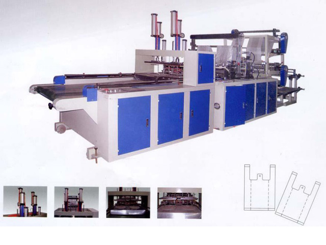 全自動(dòng)雙道高速制袋機(jī)（背心袋）